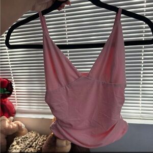 Pink Sleeveless Top
